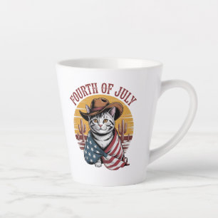 Fourth of July Latte Mug