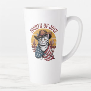 Fourth of July Latte Mug