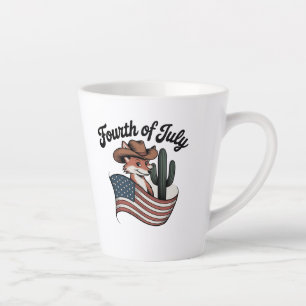 Fourth of July Latte Mug