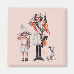 Fourth of July Magnet