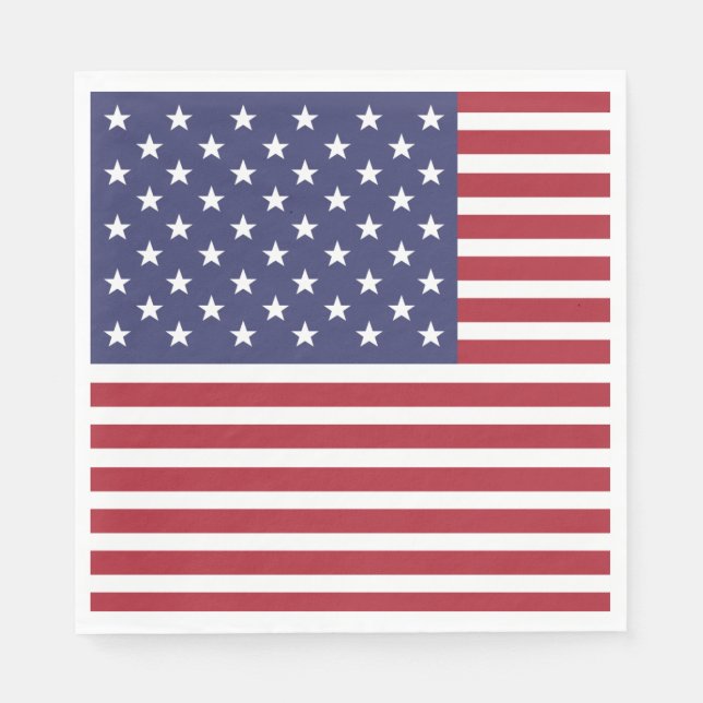 Fourth of July Paper Napkins (Front)