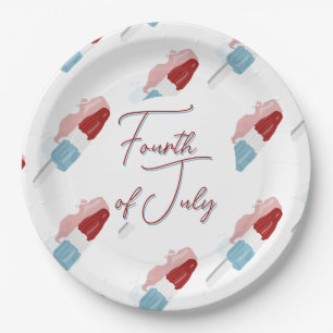 Fourth of July Paper Plate