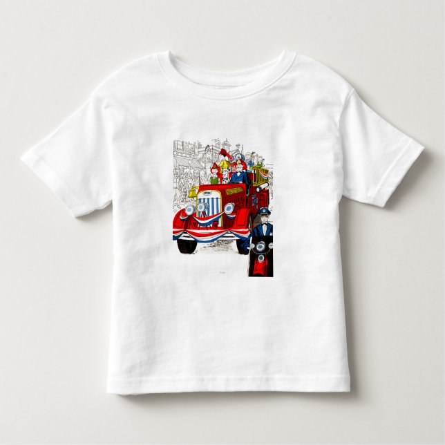 Fourth of July Parade Toddler T-Shirt (Front)