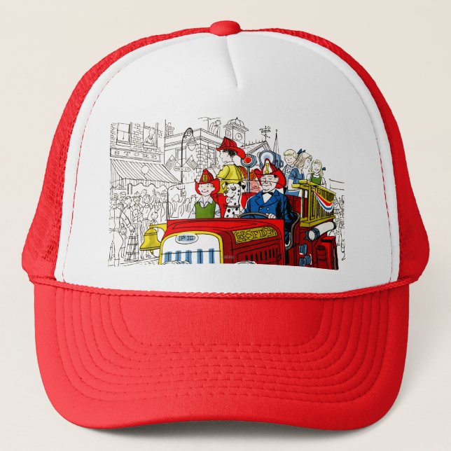 Fourth of July Parade Trucker Hat (Front)