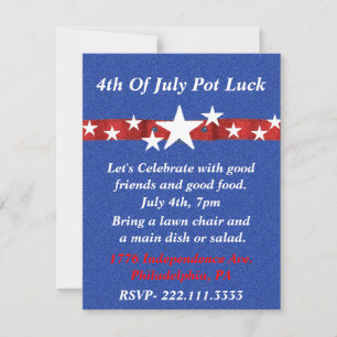 Fourth of July Party Invitation