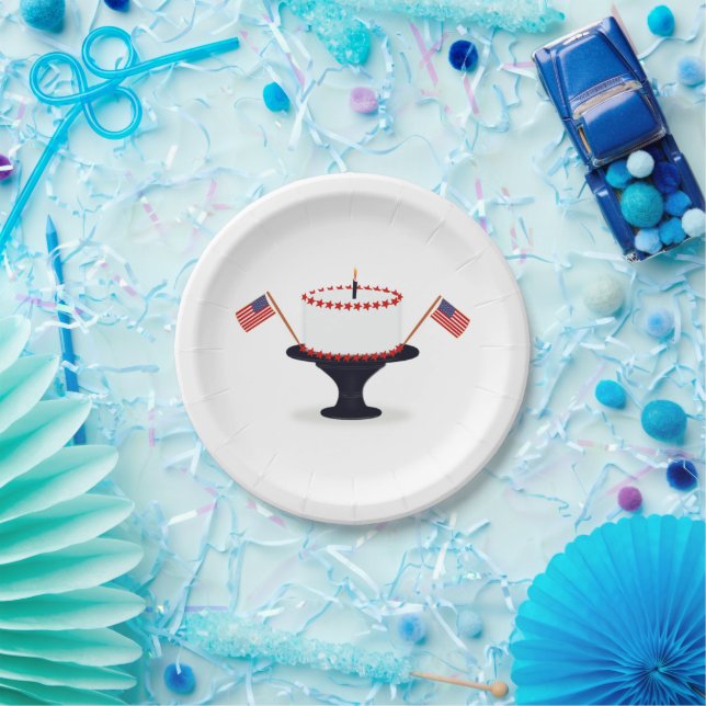 Fourth of July Party Paper Plates (Party)