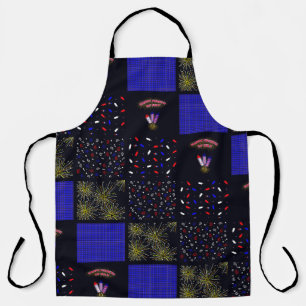 Fourth of July Patchwork Pattern - July 4th Apron