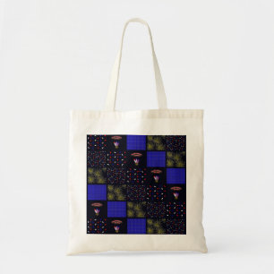 Fourth of July Patchwork Pattern - July 4th Tote Bag