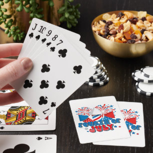FOURTH OF JULY PLAYING CARDS