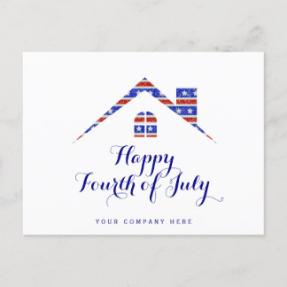 Fourth of July Realty Promotional Postcard