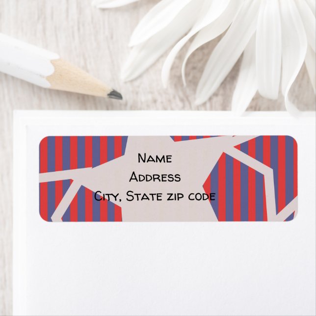 Fourth of July  Return Address Label (Insitu)