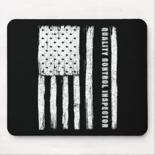 Fourth Of July Shirt For Men Quality Control Inspe Mouse Pad