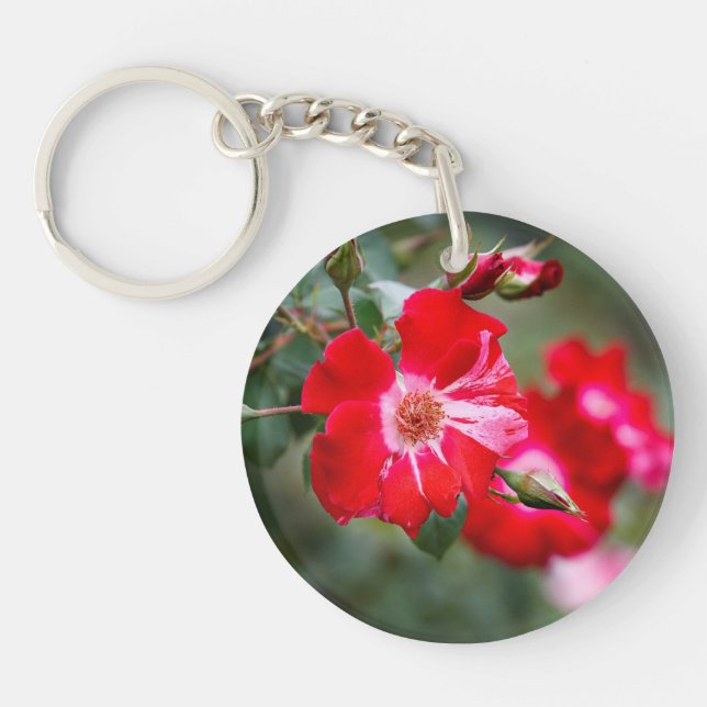 Fourth of July Shrub Key Ring (Front)