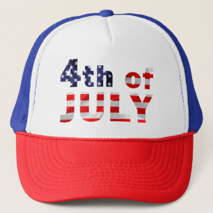 Fourth Of July Trucker Hat