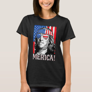 Fourth Of July Women Ben Franklin T-Shirt