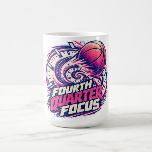 Fourth Quarter Focus Basketball Coffee Mug