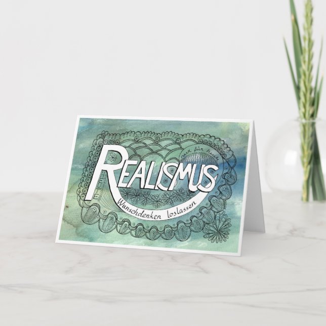 Fourth rule of serenity - REALISM card (Front)