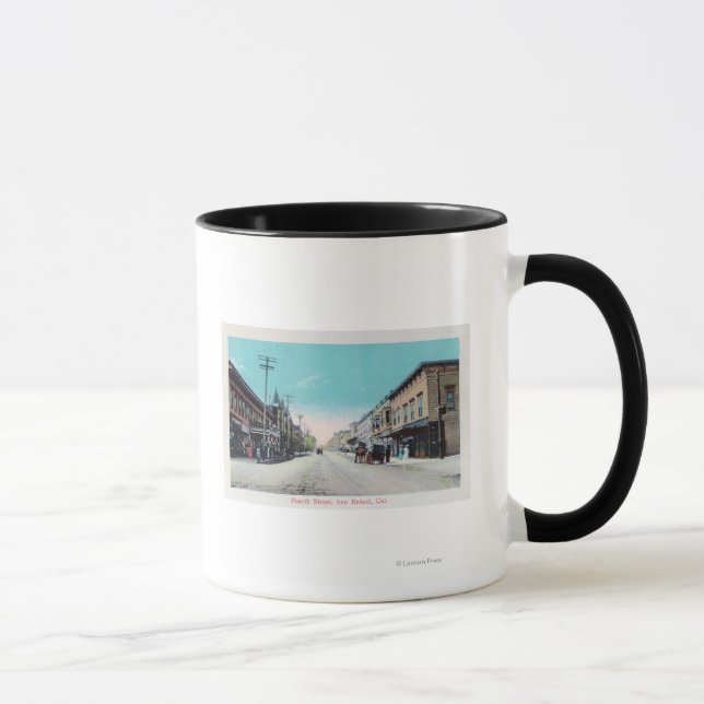 Fourth Street ViewSan Rafael, CA Mug (Right)