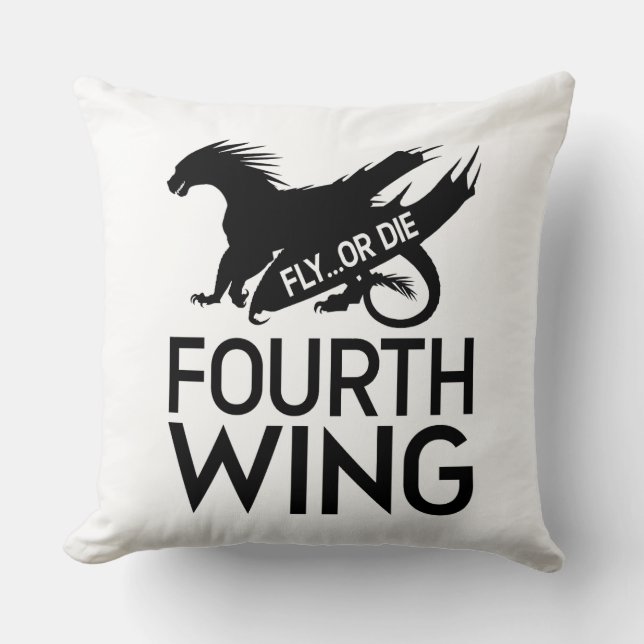 Fourth Wing - Fly Or Die Cushion (Front)