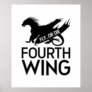 Fourth Wing - Fly Or Die Poster