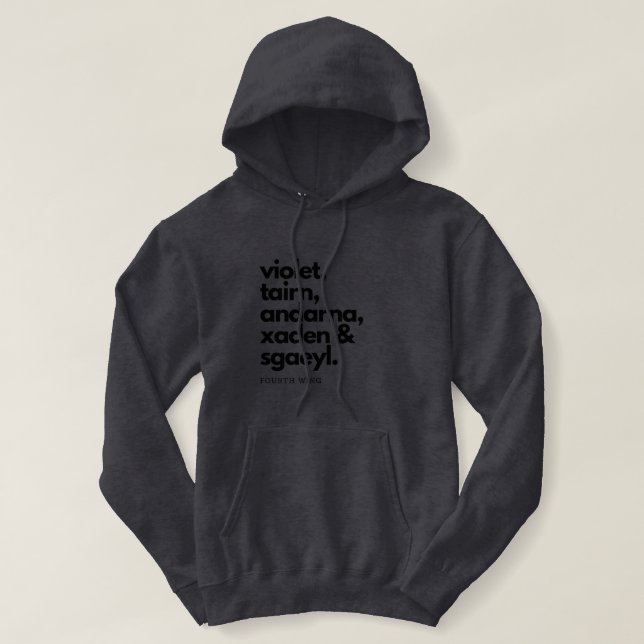 Fourth Wing Hoodie (Design Front)