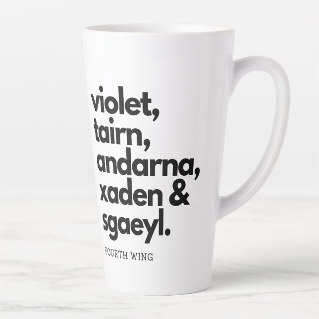 Fourth Wing Latte Mug (Right)