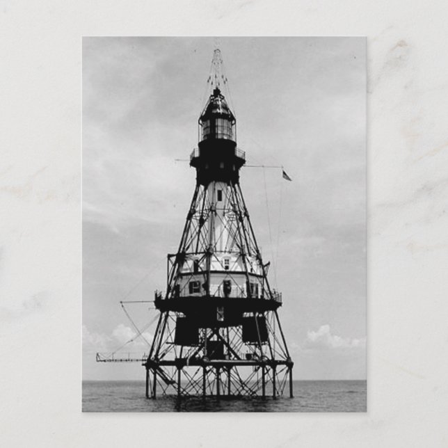 Fowey Rocks Lighthouse Postcard (Front)
