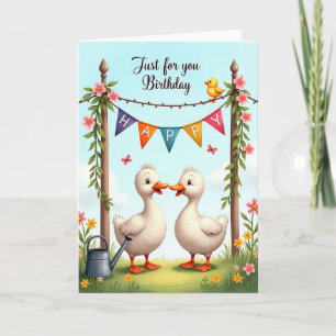 Fowl Friends Birthday Card