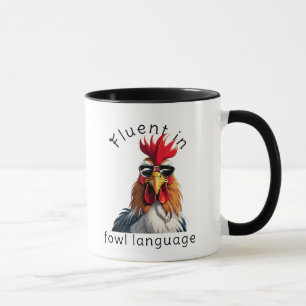 Fowl Language Chicken Mug Gift - Coffee Lover Gift