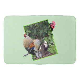 **"Fowl Play: Chicken Hide-and-Seek in 3D"** Bath Mat
