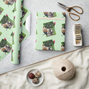 **"Fowl Play: Chicken Hide-and-Seek in 3D"** Wrapping Paper