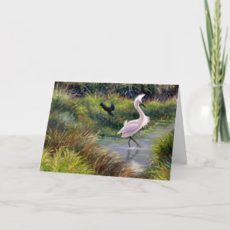 "Fowl Territory" Blank Note Card