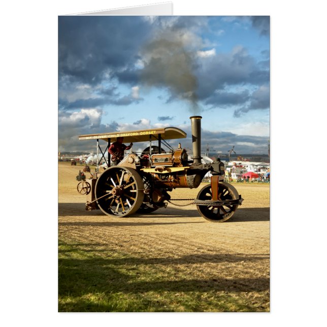 Fowler 8-ton Steam Road Roller (Front)