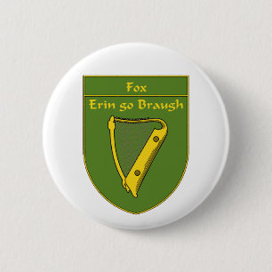 Fox 1798 Flag Shield 6 Cm Round Badge