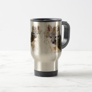 Fox 3-sided Travel Mug