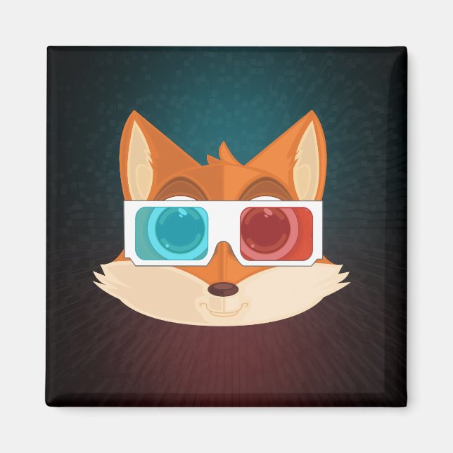 Fox - 3D Magnet (Front)