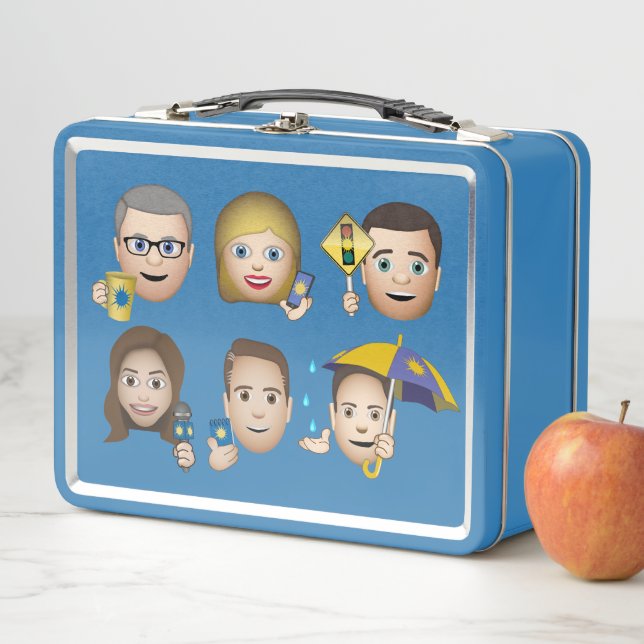 FOX 4 Good Day Emoji Lunch Box (In Situ)