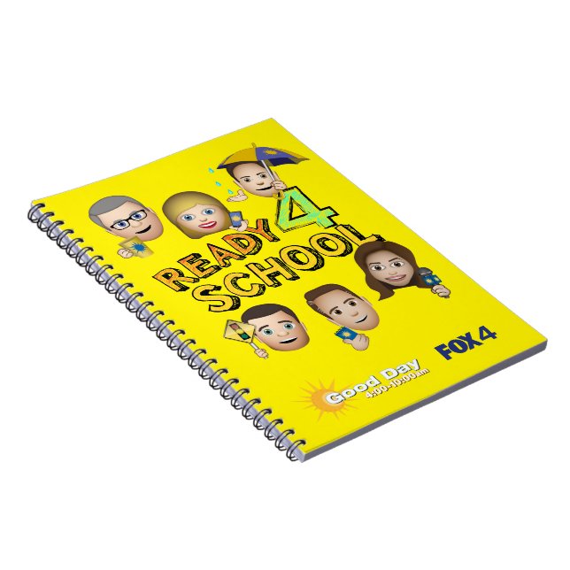 FOX 4 Good Day Emoji Spiral Notebook (Right Side)