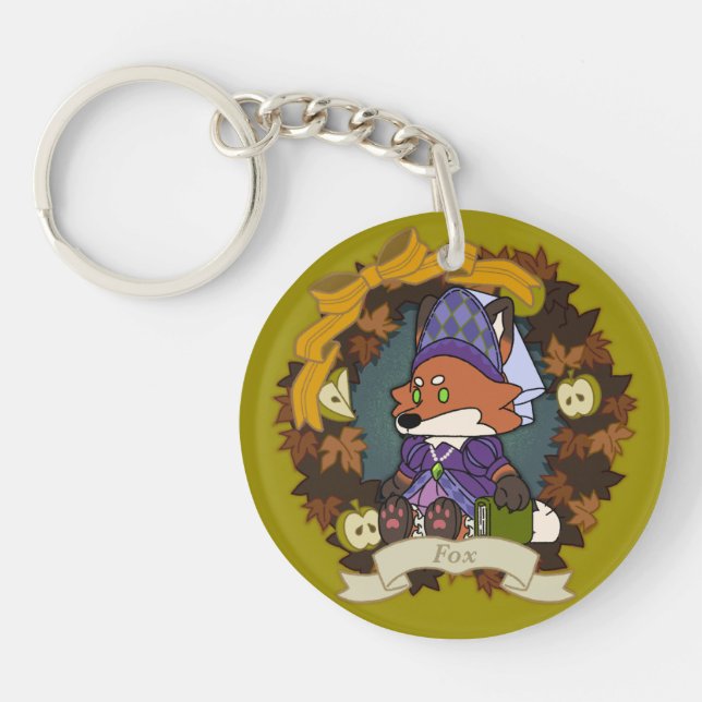 fox Acrylic Keychain (Front)