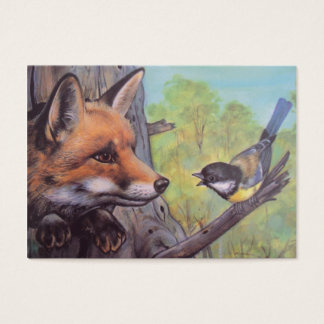 fox and bird