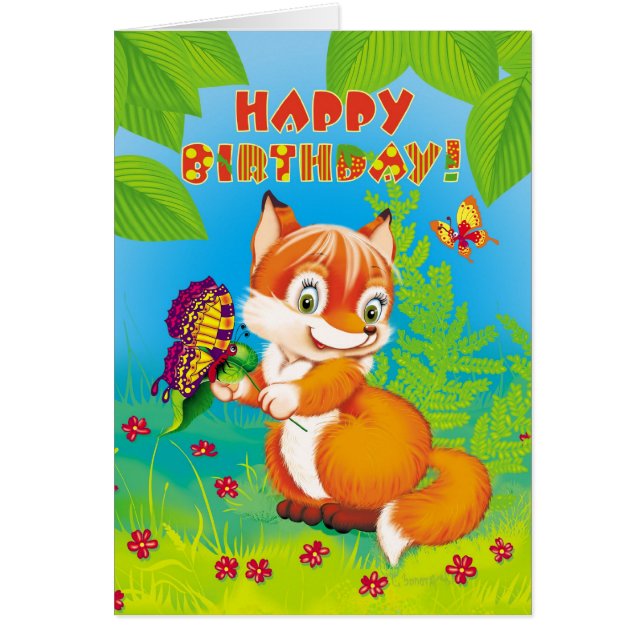 fox and butterfly (Front)