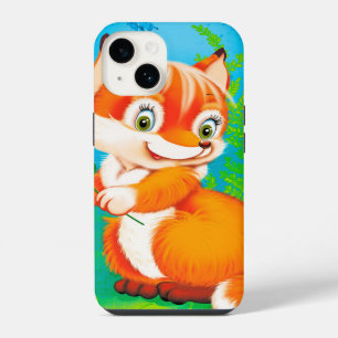 fox and butterfly iPhone case
