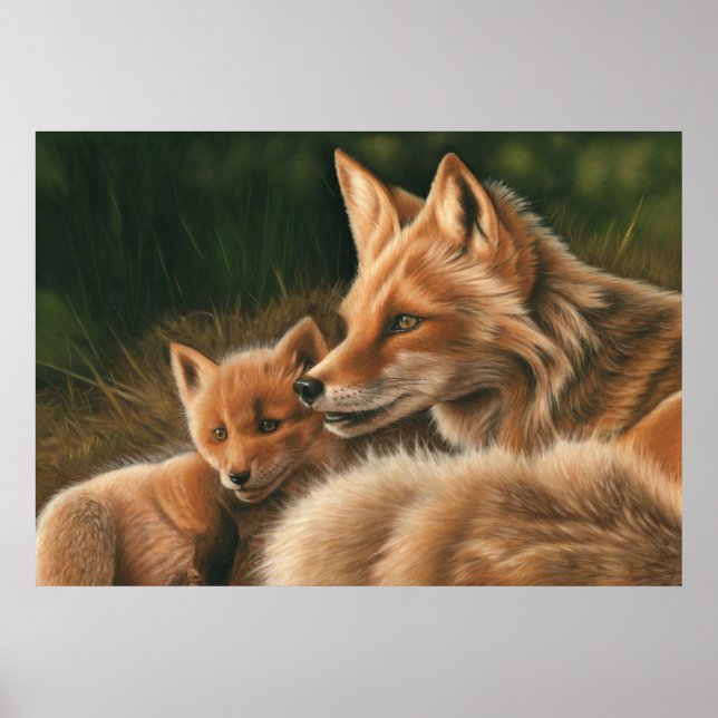 Fox and Cub Poster (Front)