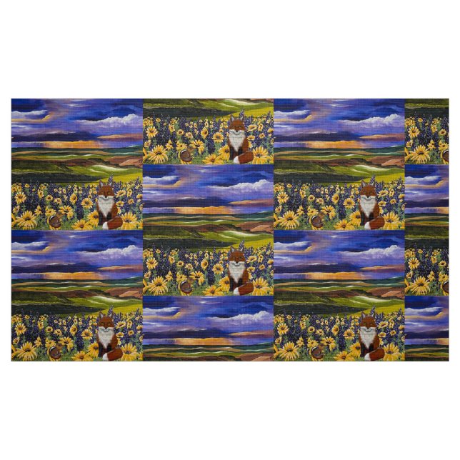 Fox And Friend Storm Fabric (Fat Quarter)