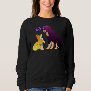 Fox And Rottweiler Sweatshirt