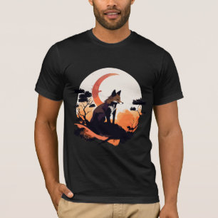 Fox and the moon T-Shirt