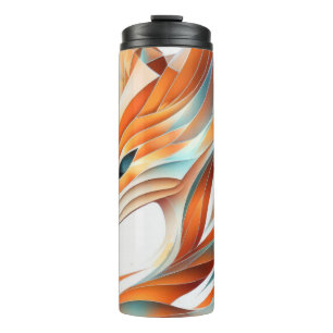 Fox Animal Portrait Nature Wildlife Painting Thermal Tumbler