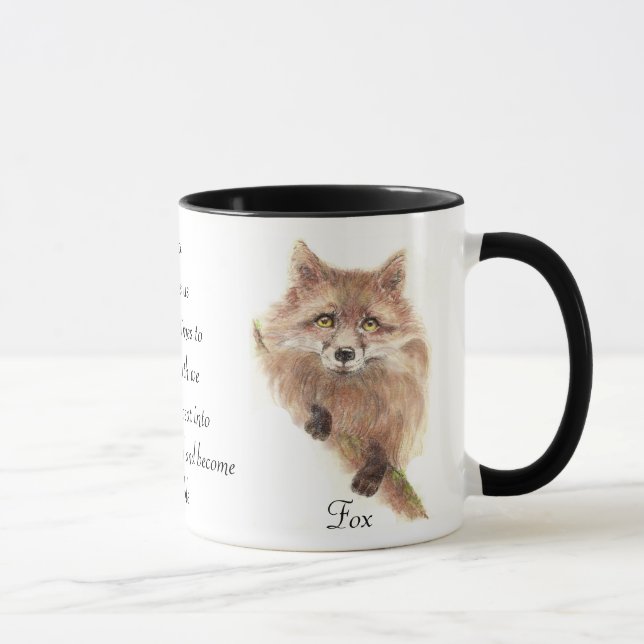 Fox Animal Totem Mug (Right)