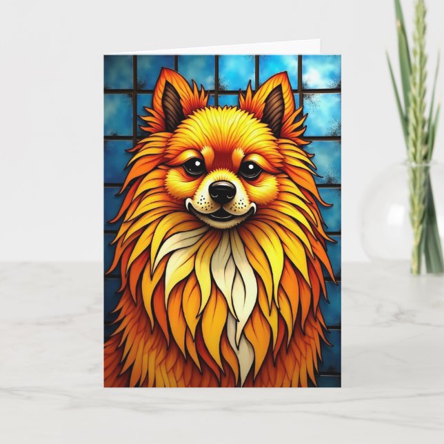 Fox Art Fathers Day Card (Front)