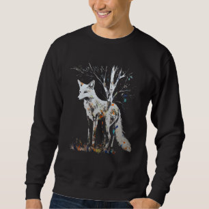 Fox Art Tree - Animal Fox Sweatshirt